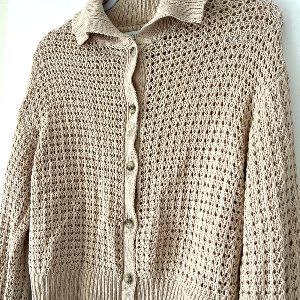 NWOT Rachel Zoe small semi cropped sweater